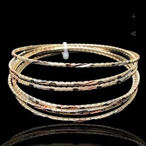 18k Gold Filled Semanarios 7-Day Lucky Bangles Set

Thickness: 2mm
